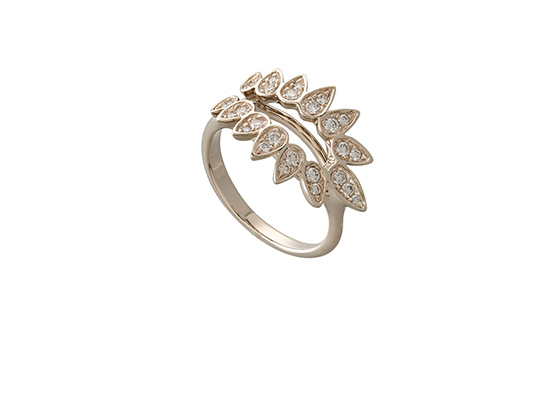 Metamorfose Ring in Noble Gold 18K