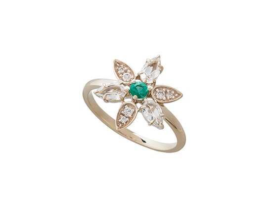 Metamorfose Ring in Noble Gold 18K
