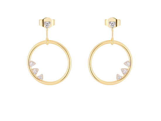 Yellow Gold 18K Earrings - Geometric Code | H.Stern Jewellers