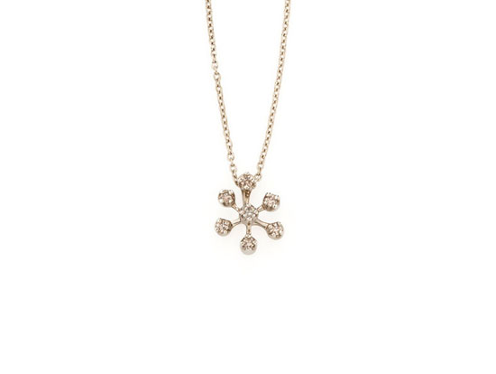 Snow Flake Necklace - Snow Flake Snow Flake Necklace - Snow Flake