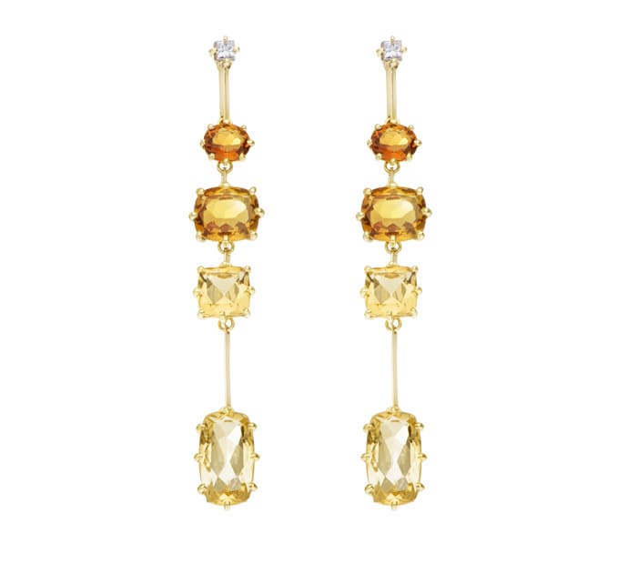 h stern citrine earrings